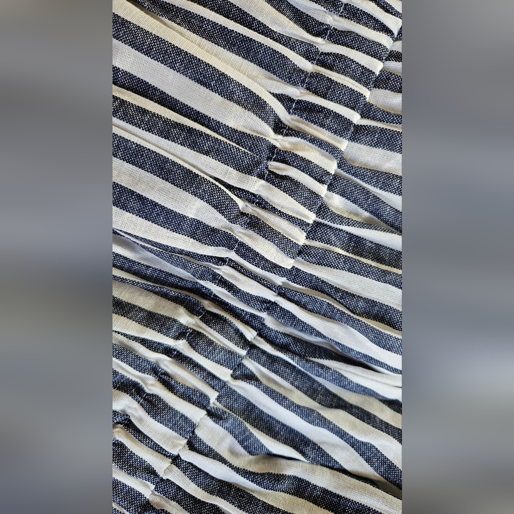 BNWT Striped Navy & White Sleeveless Pant-Suit - Picture 6 of 7